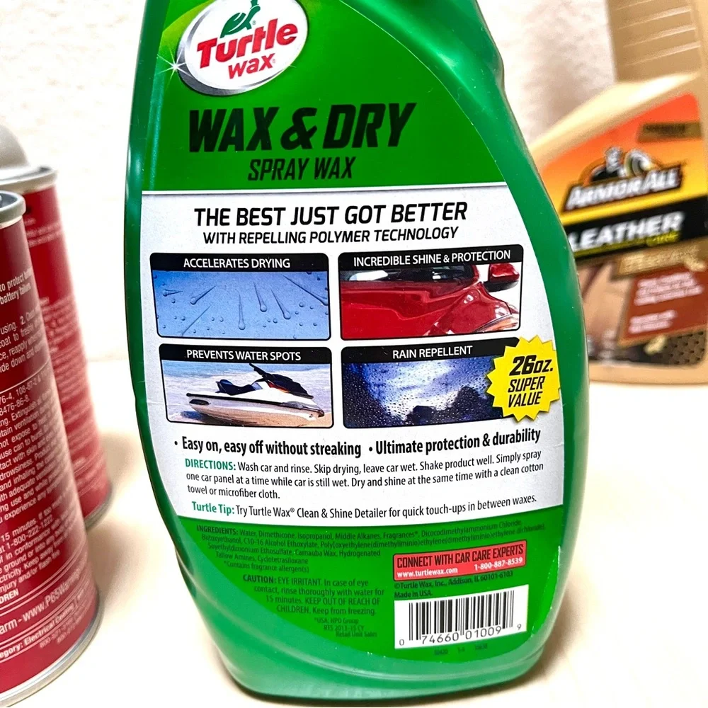 Auto Care Set- WAX/Leather & CRC Battery Cleaner/Terminal Protector Set - Picture 11 of 12